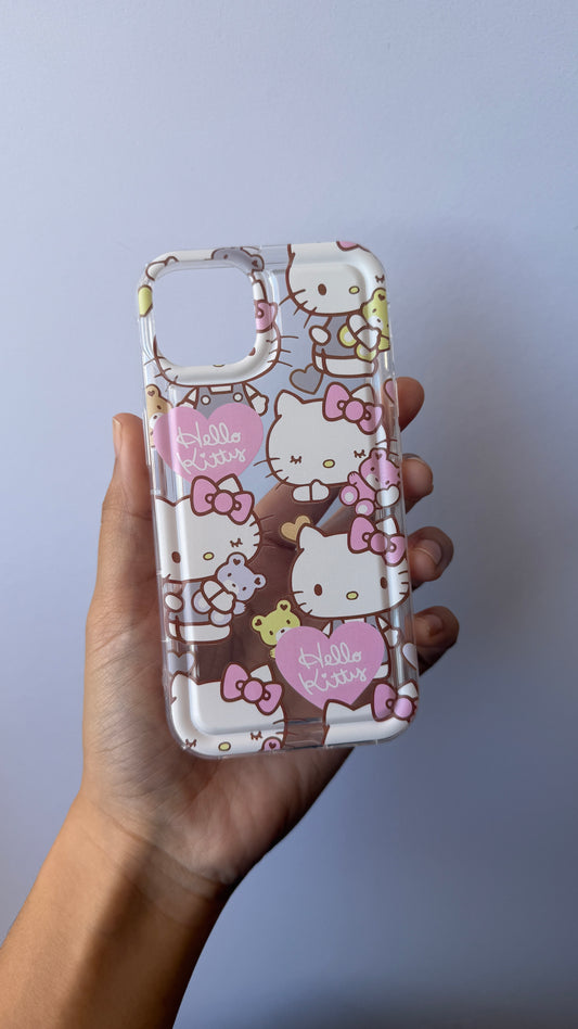 Carcasa iPhone 13/14 - Hello Kitty