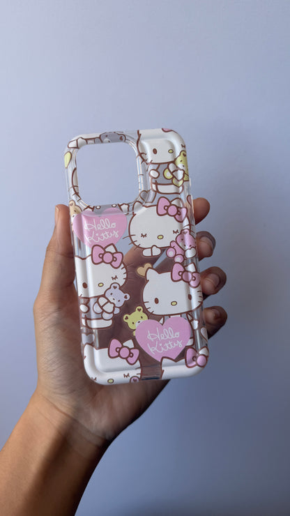 Carcasa iPhone 15 Pro - Hello Kitty