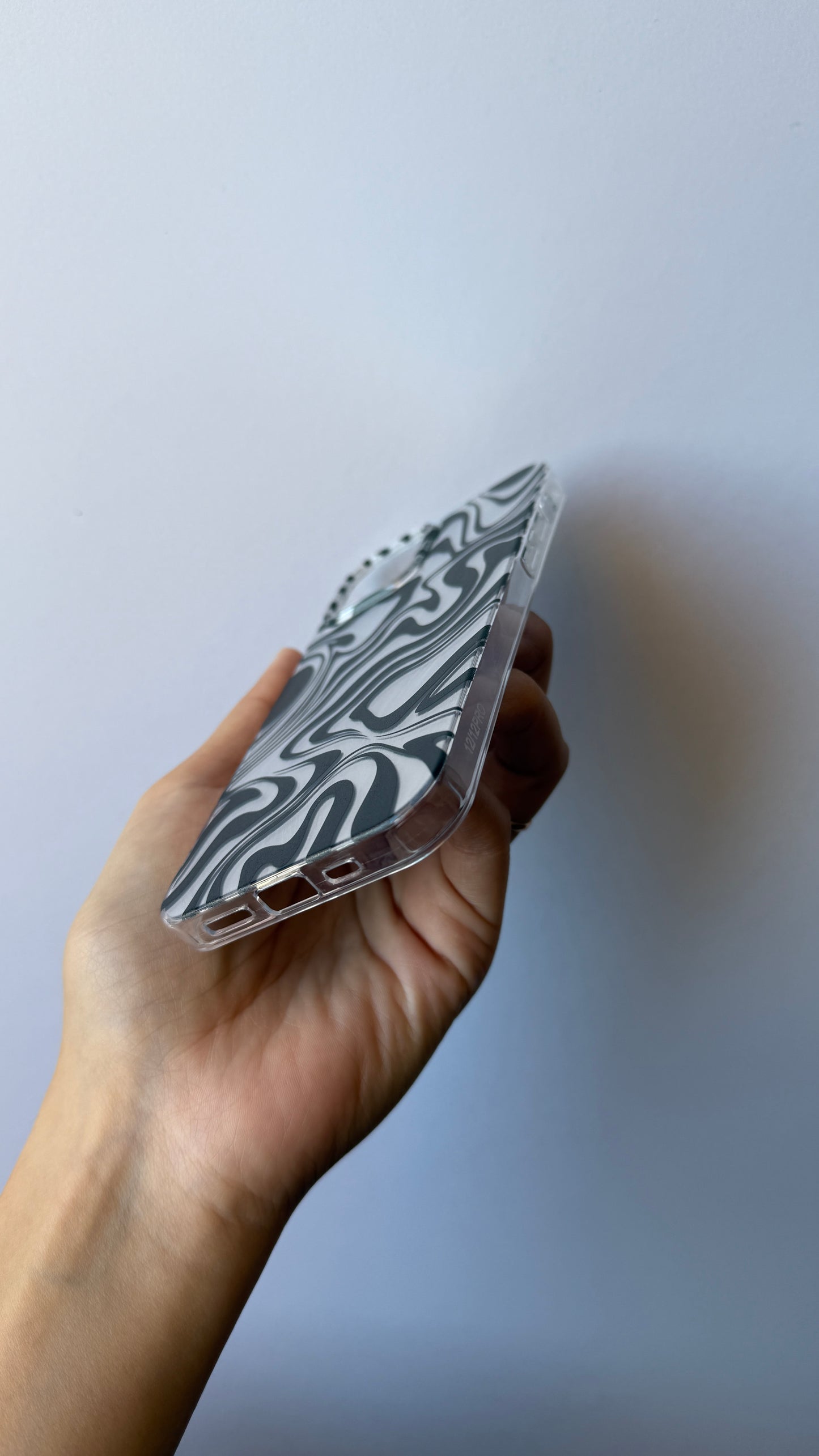 Carcasa iPhone 12/12 Pro - Cebra Silver