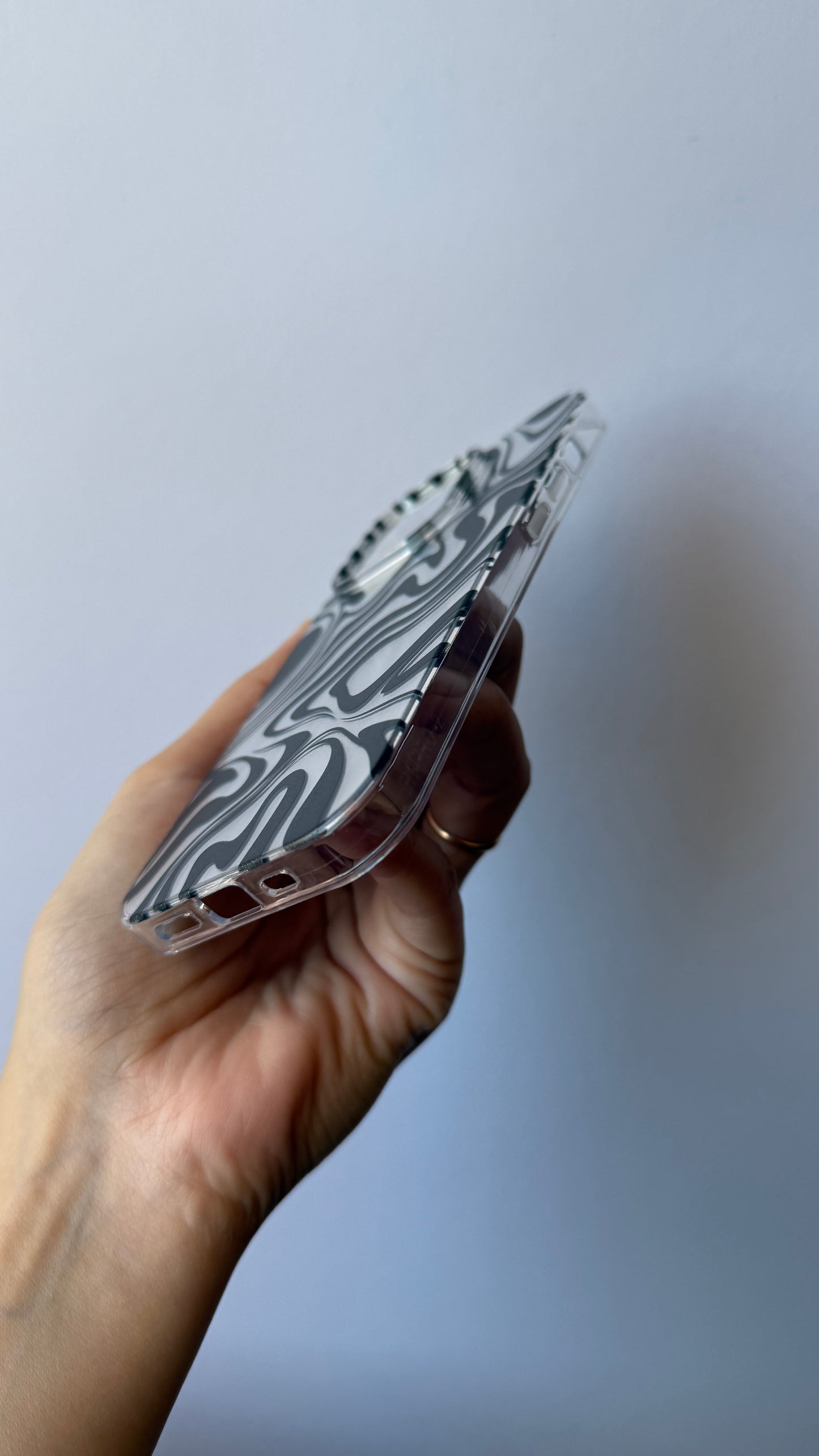 Carcasa iPhone 14 Pro - Cebra Silver