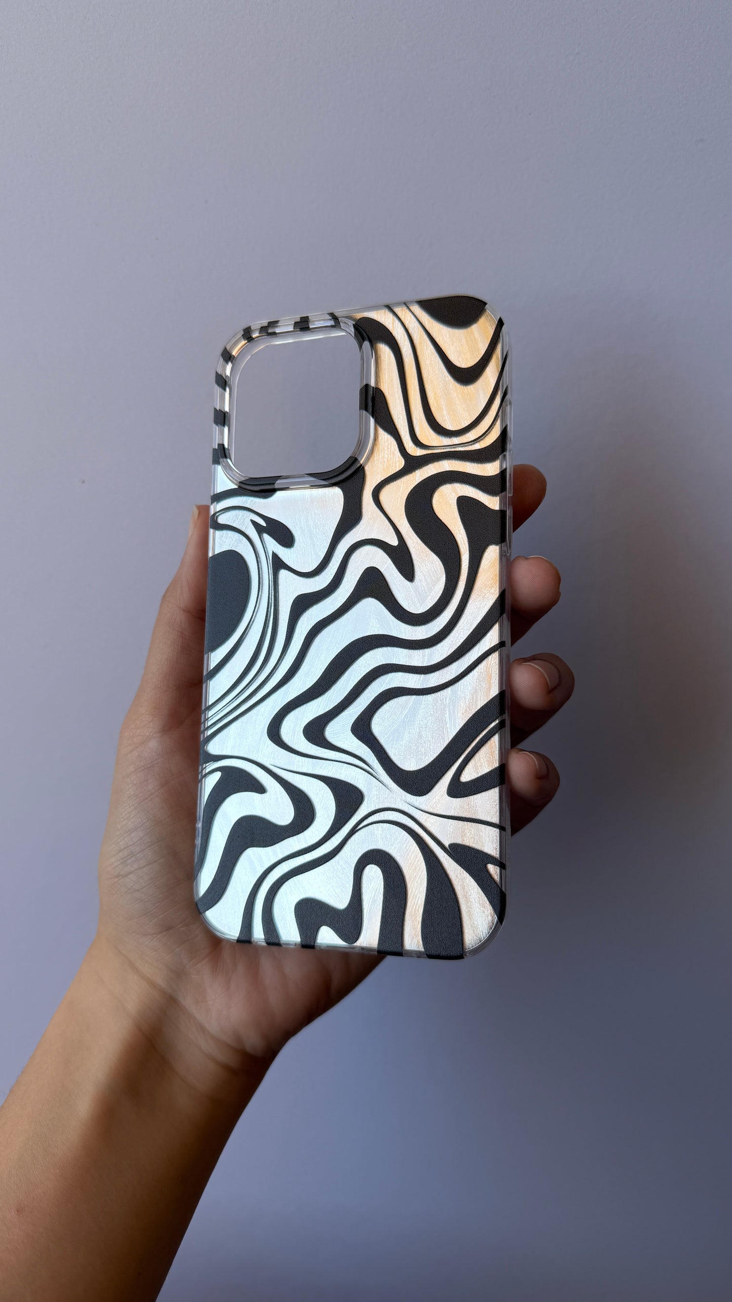 Carcasa iPhone 12 Pro Max/13 Pro Max - Cebra Silver