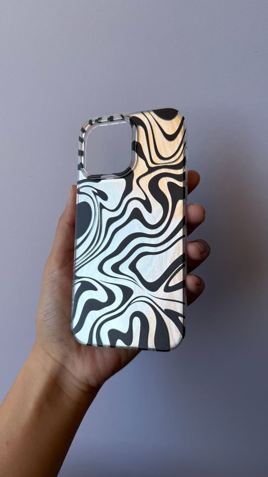 Carcasa iPhone 14 Pro Max - Cebra Silver