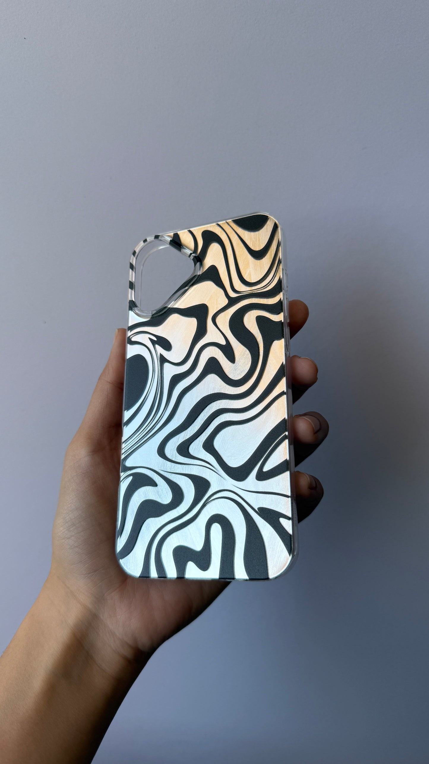 Carcasa iPhone 16 Plus - Cebra Silver