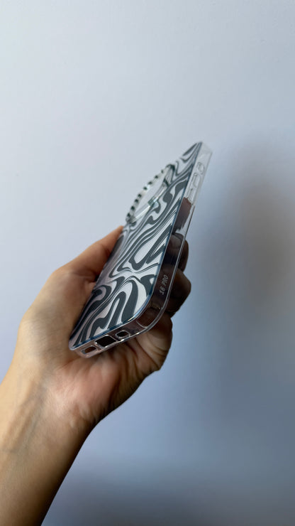 Carcasa iPhone 16 Pro - Cebra Silver