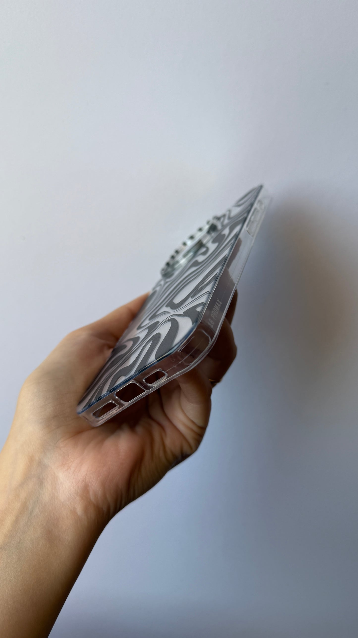 Carcasa iPhone 16 Pro Max - Cebra Silver