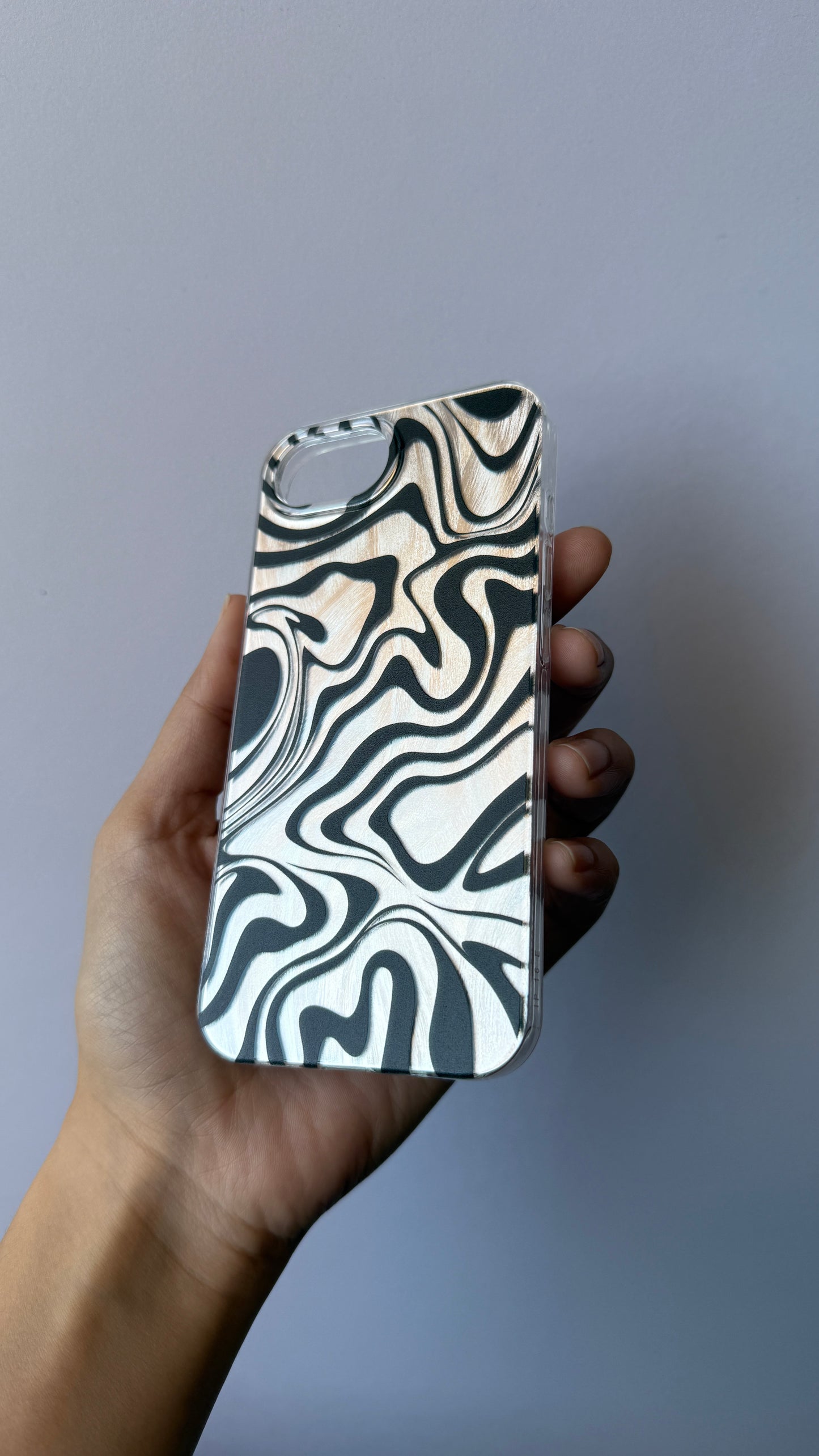 Carcasa iPhone 16e - Cebra Silver