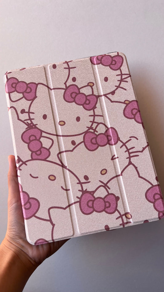 Carcasa iPad Air/Pro 12.9 y 13 - Hello Kitty